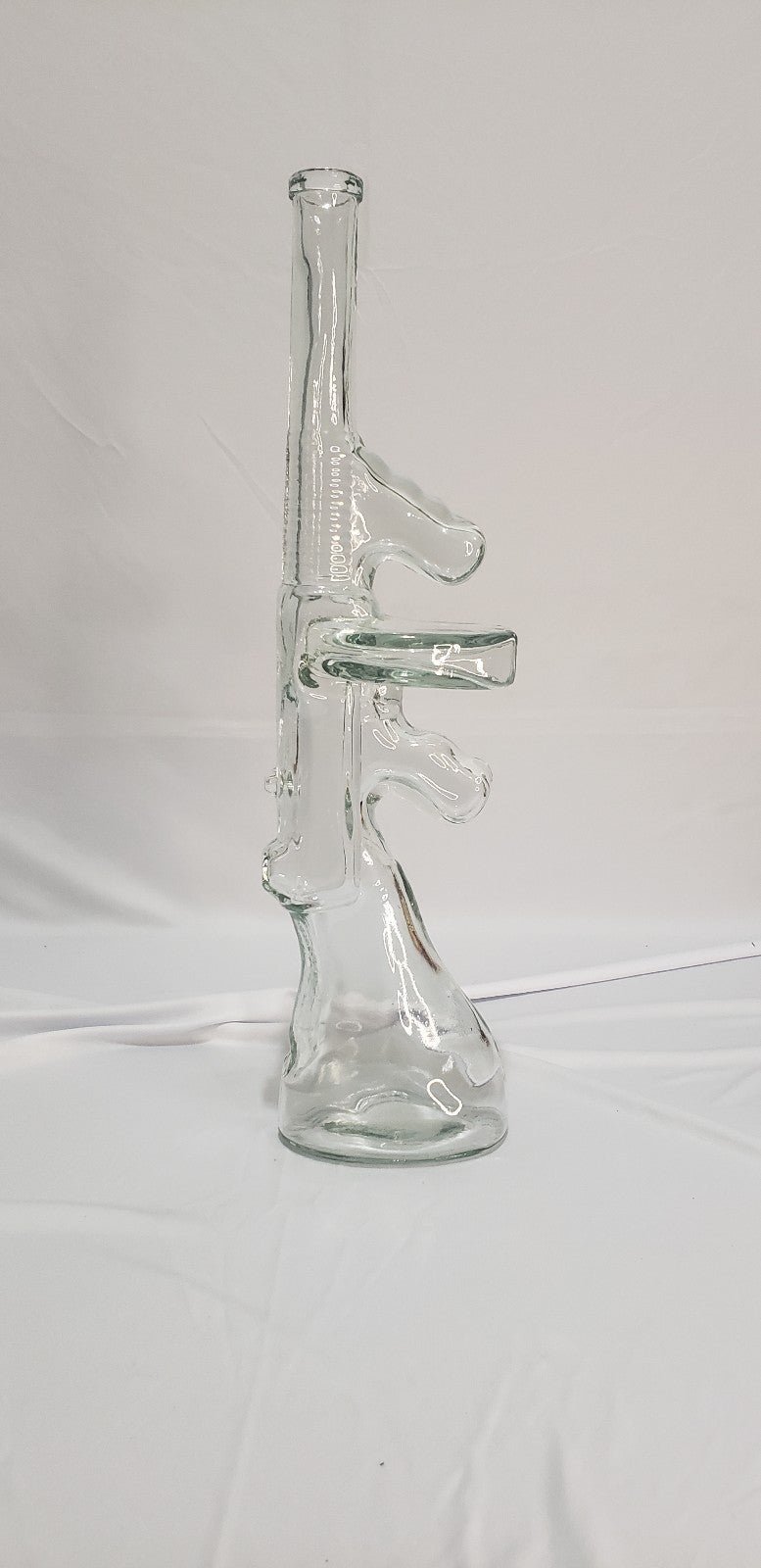 Glass Tommy Gun Decanter