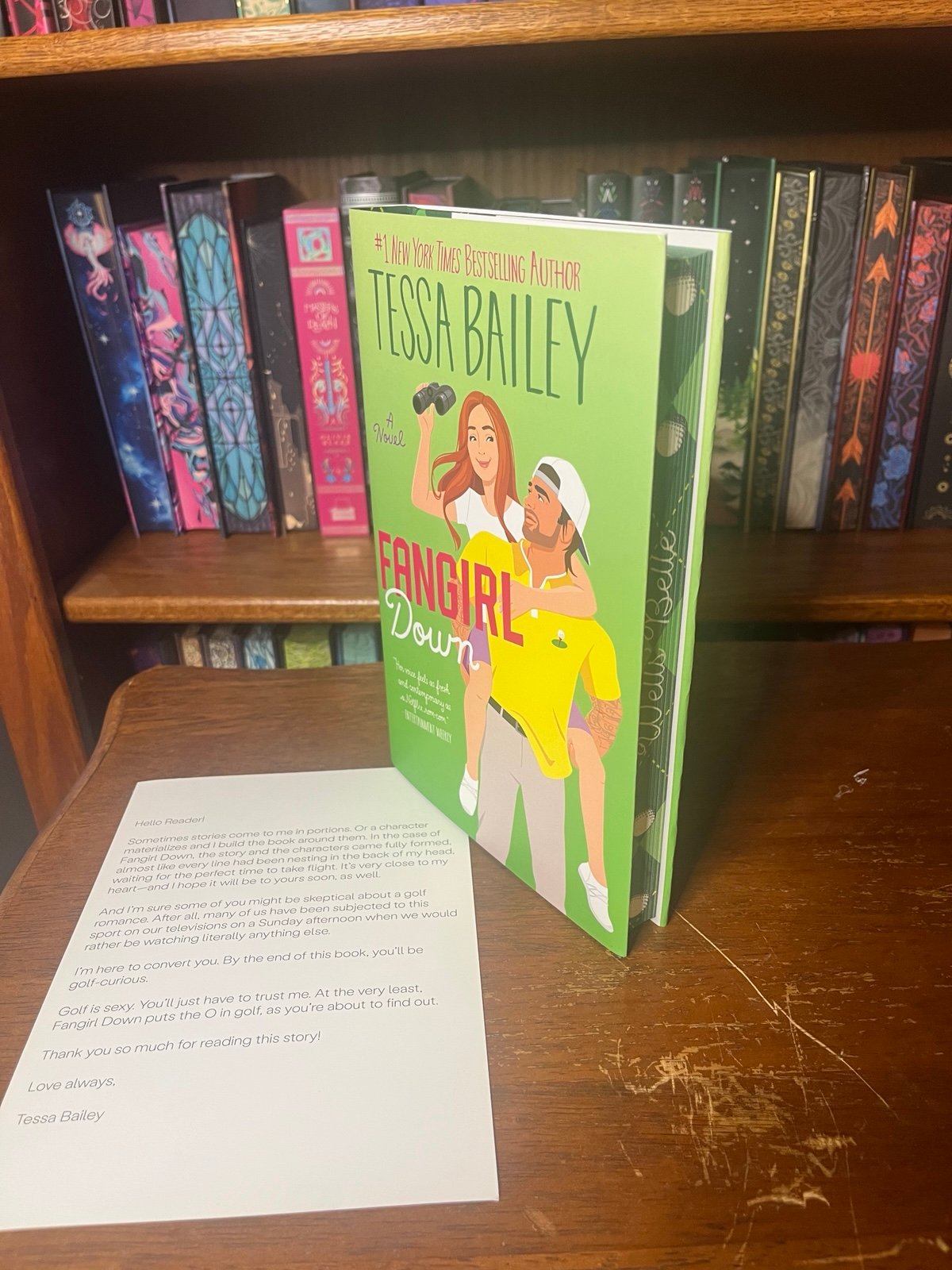 Litjoy Crate Fangirl Down by Tessa Bailey
