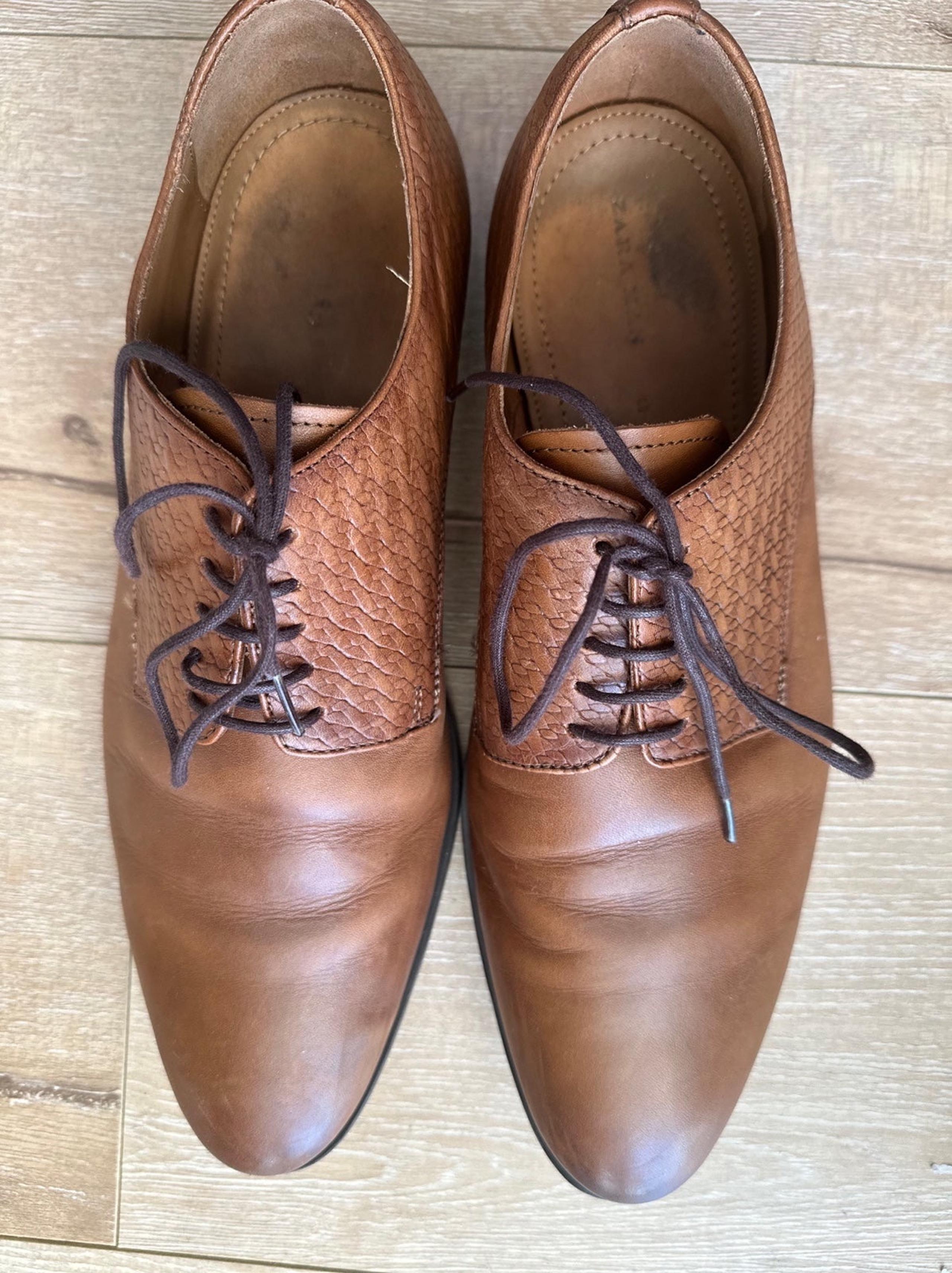 Zara Oxford brown men’s shoes / gently used / size 43