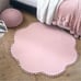 NEW Pink Rug for Girls Bedroom 4 Ft, Fluffy Flower Kids Rug