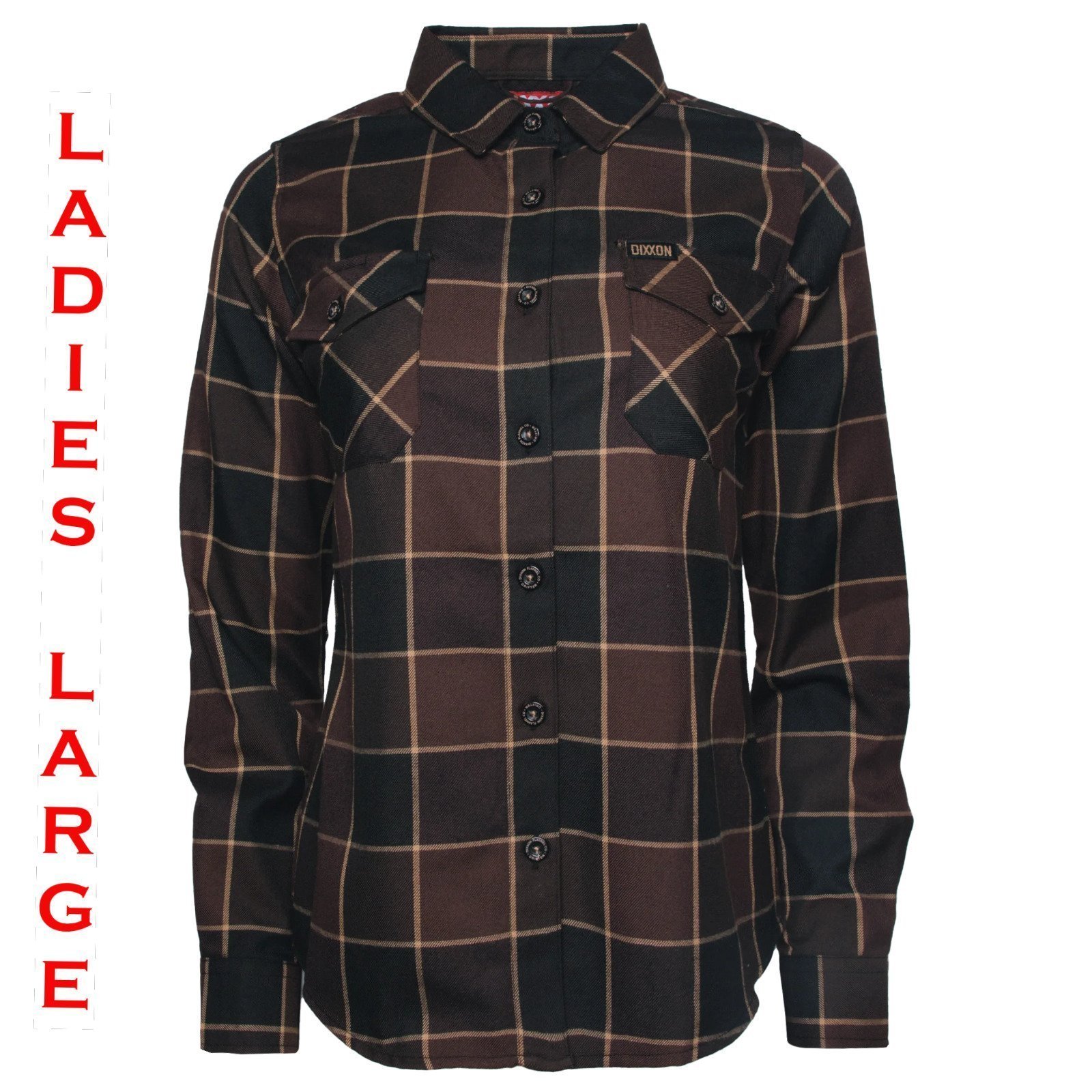 DIXXON FLANNEL - DRIFTER Flannel Shirt- 10 YR -Women's Large