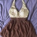Sequin Halter Dress Top