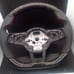 VW GOLF GTI Forged Carbon Wheel Performance Leather with Red stitch