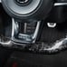 VW GOLF GTI Forged Carbon Wheel Performance Leather with Red stitch
