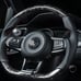 VW GOLF GTI Forged Carbon Wheel Performance Leather with Red stitch