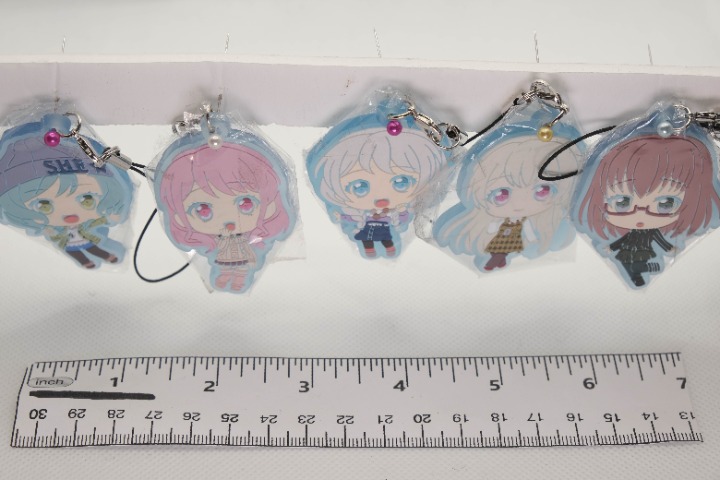 Bandori Pastel Pallets Keychain Set
