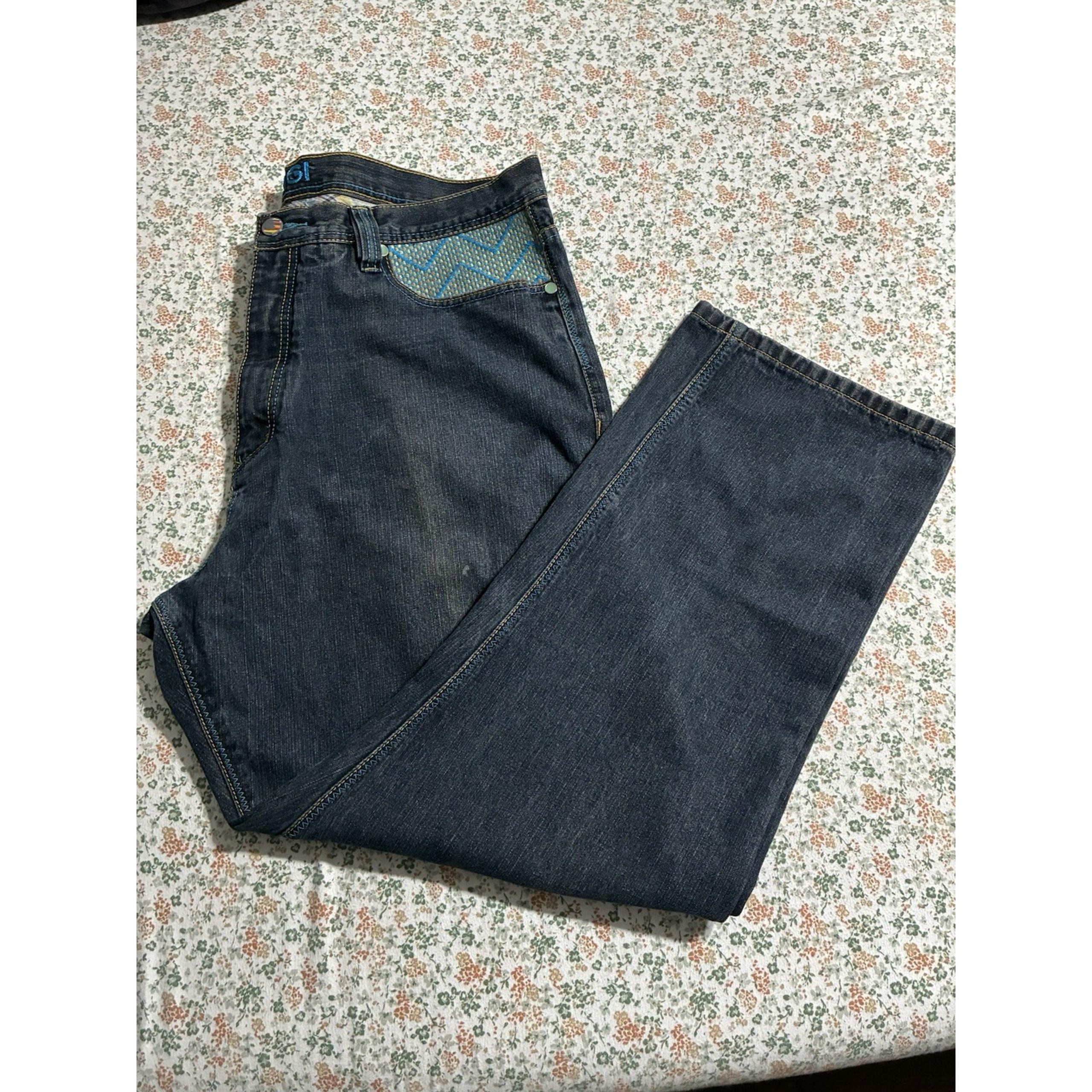 Vintage Coogi Jeans Mens 42x34 Blue Baggy Skater Y2K Hip Hop