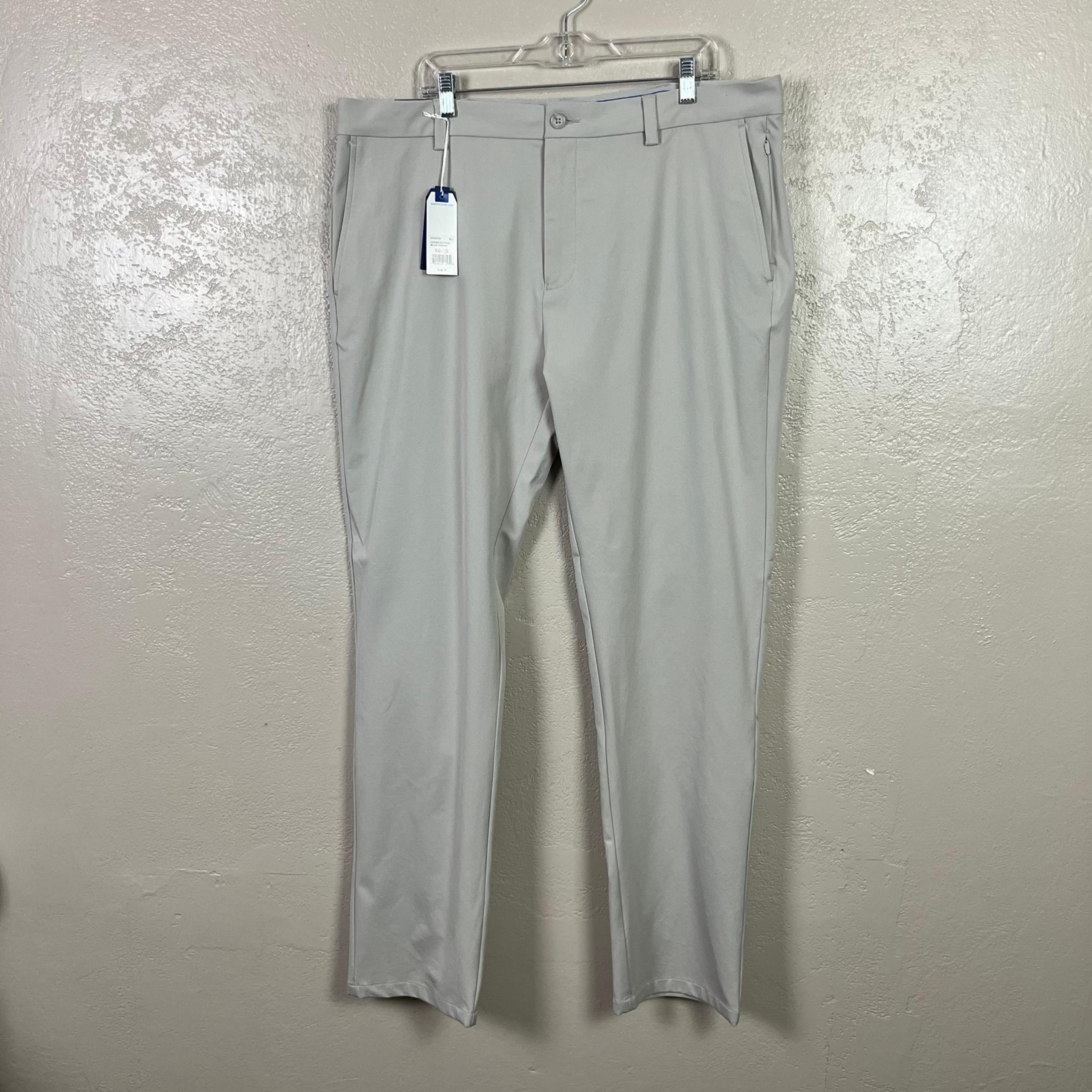 Southern Tide Pants Mens  40X34 Beige Jack Performance Golf Stretch Chino Preppy