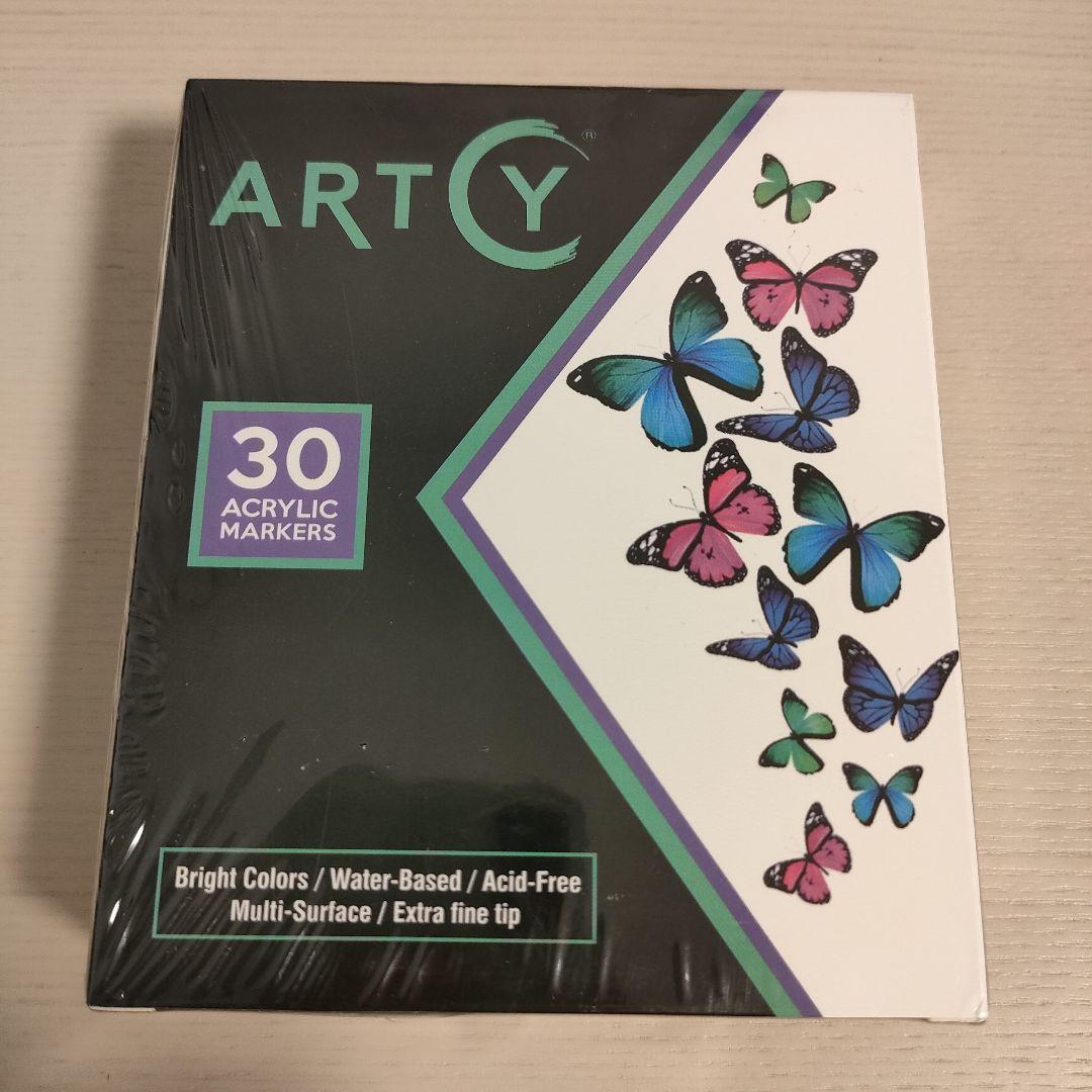 ARTCY Acrylic Paint Pens 30-Piece Set Acrylic Paint Markers