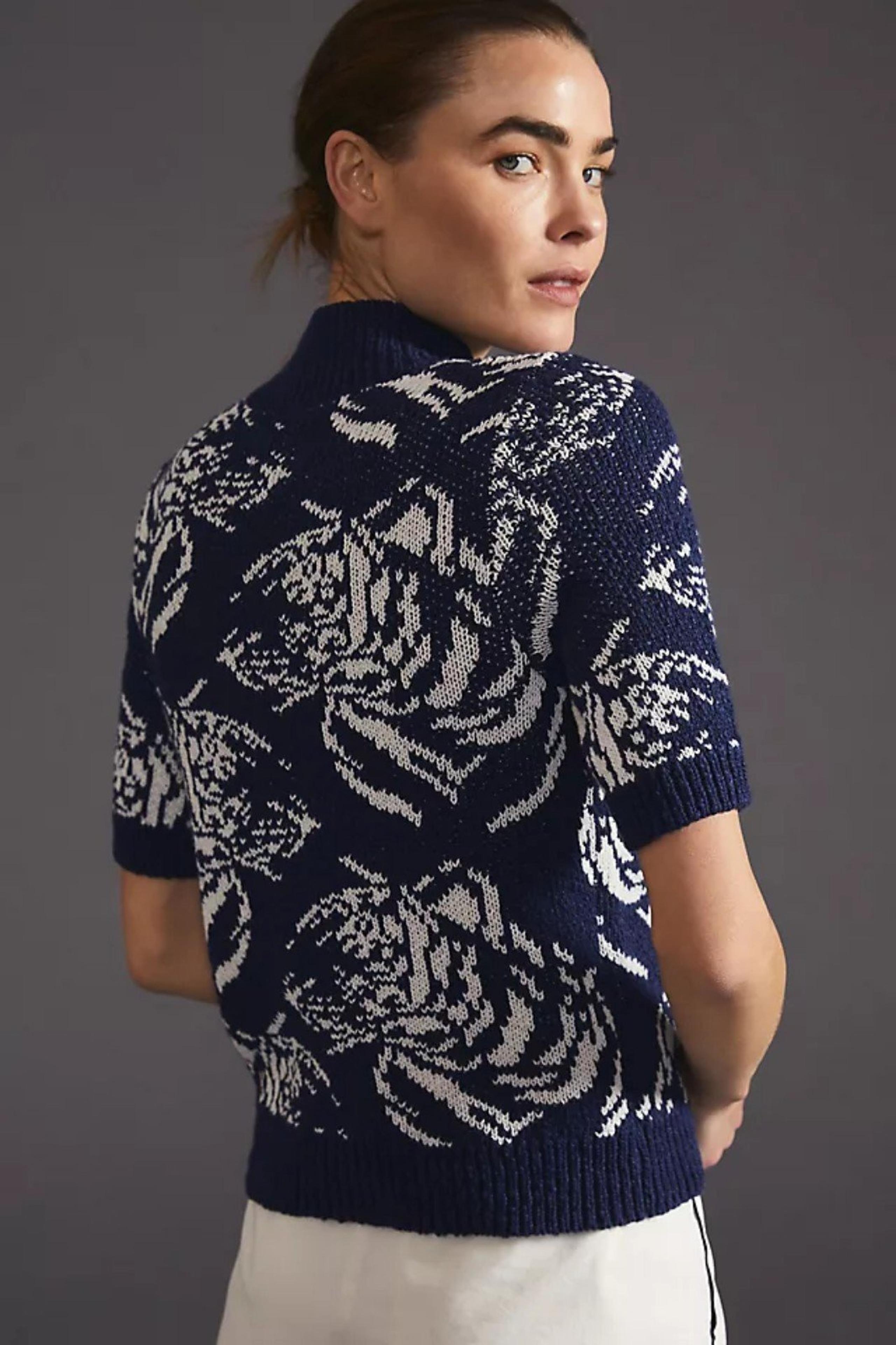 Anthropologie Maeve Divendra tiger sweater