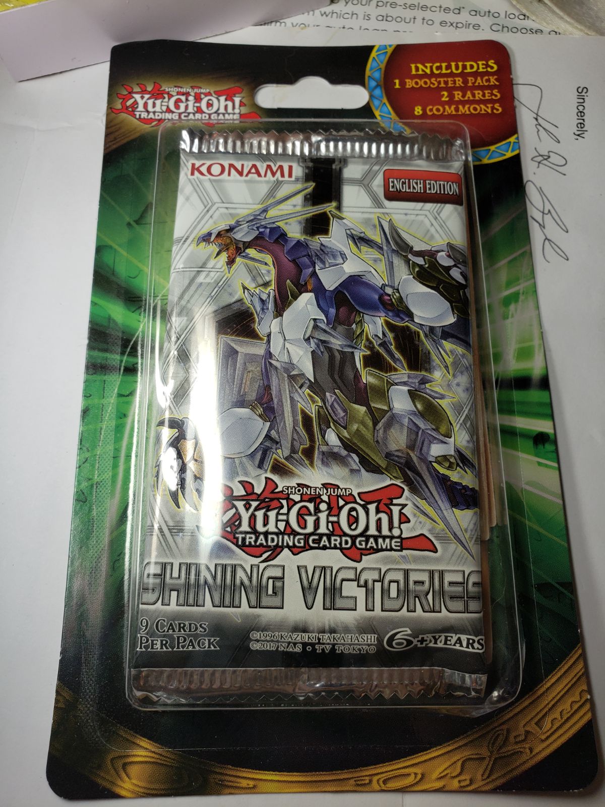 yugioh blister booster set shining victo