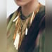 NWT Zara MULTI PLATE NECKLACE