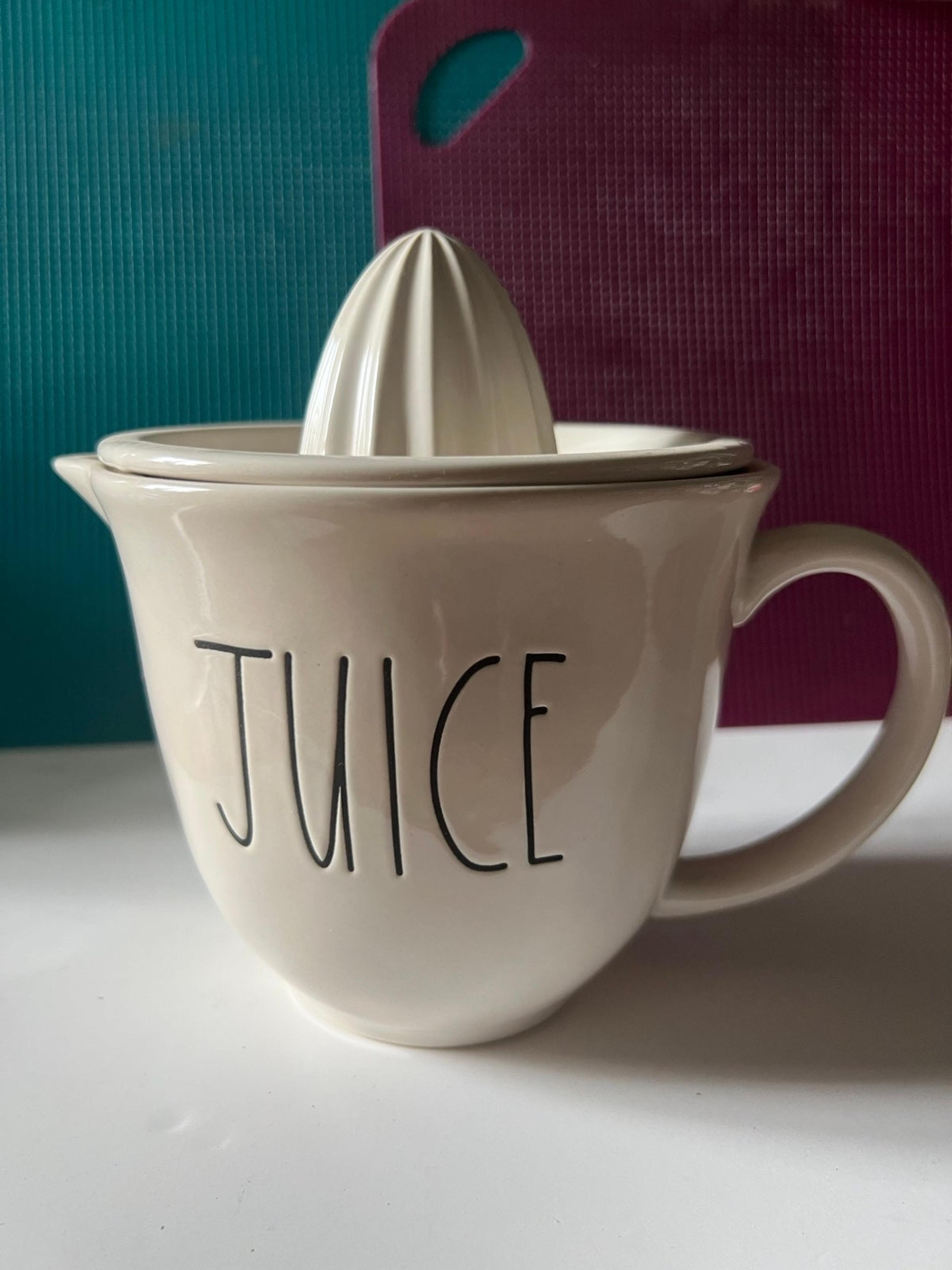 Rae Dunn Juicer White Magenta Artisan Collection