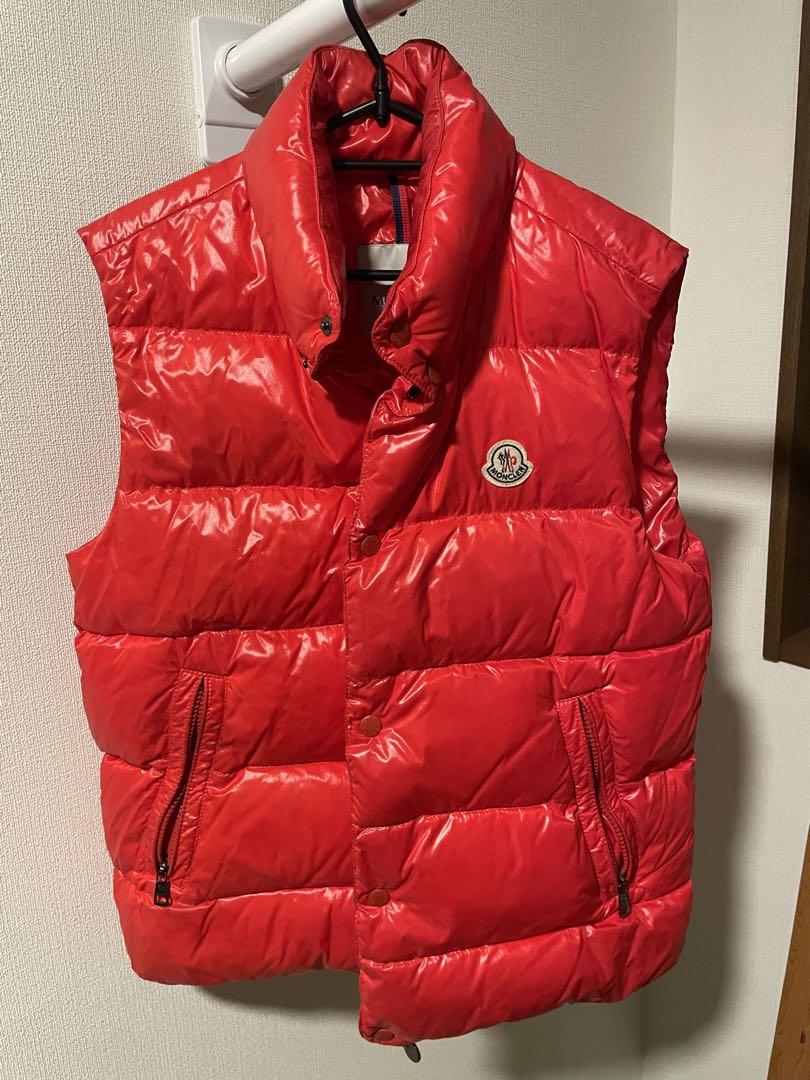 Final Price Drop Moncler Down Vest Red