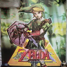 Legend of Zelda Twilight Princess promo art poster