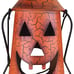Halloween Pumpkin Rustic Lantern with Handle, Metal
