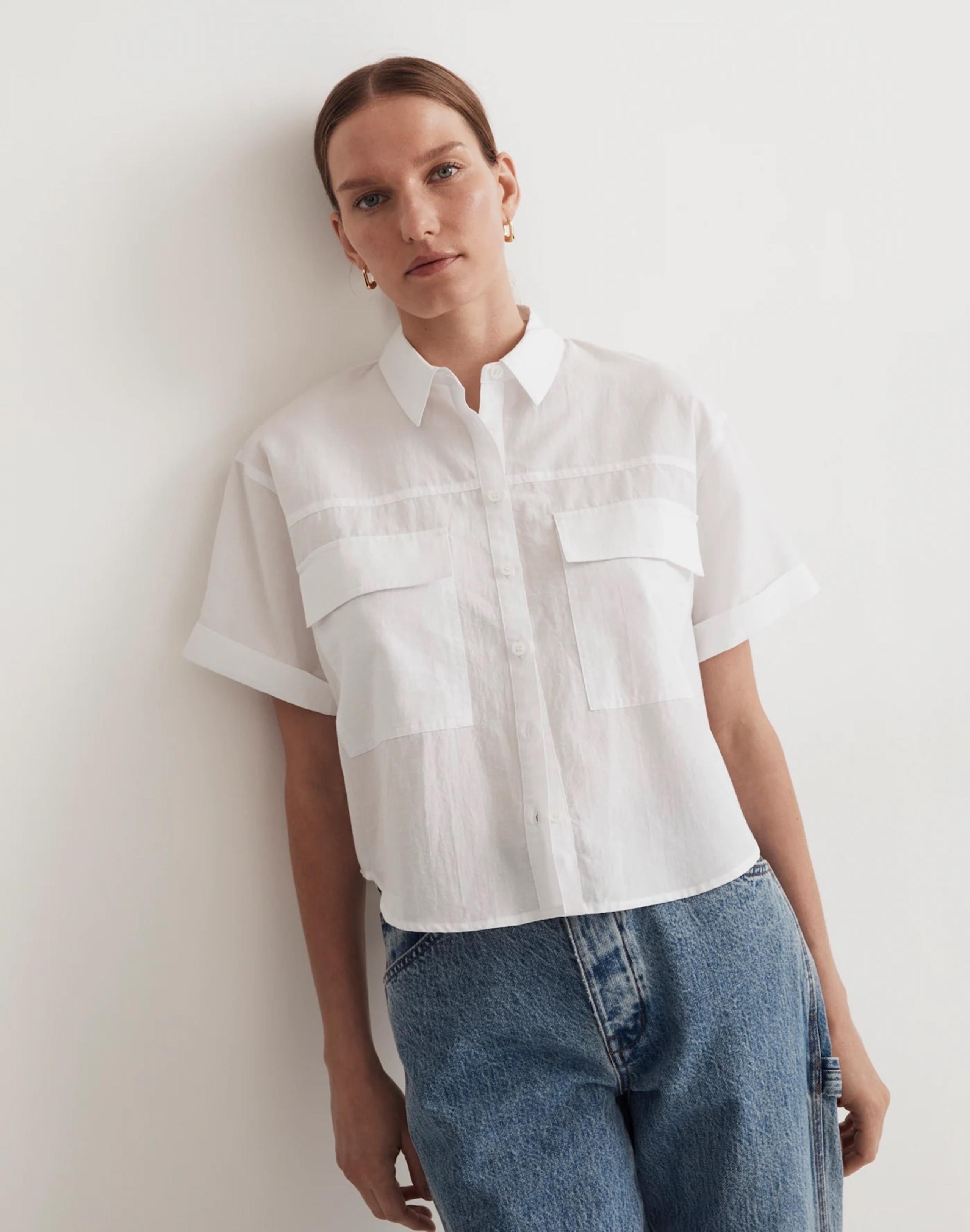 Madewell Utility Button-Up Shirt size XS