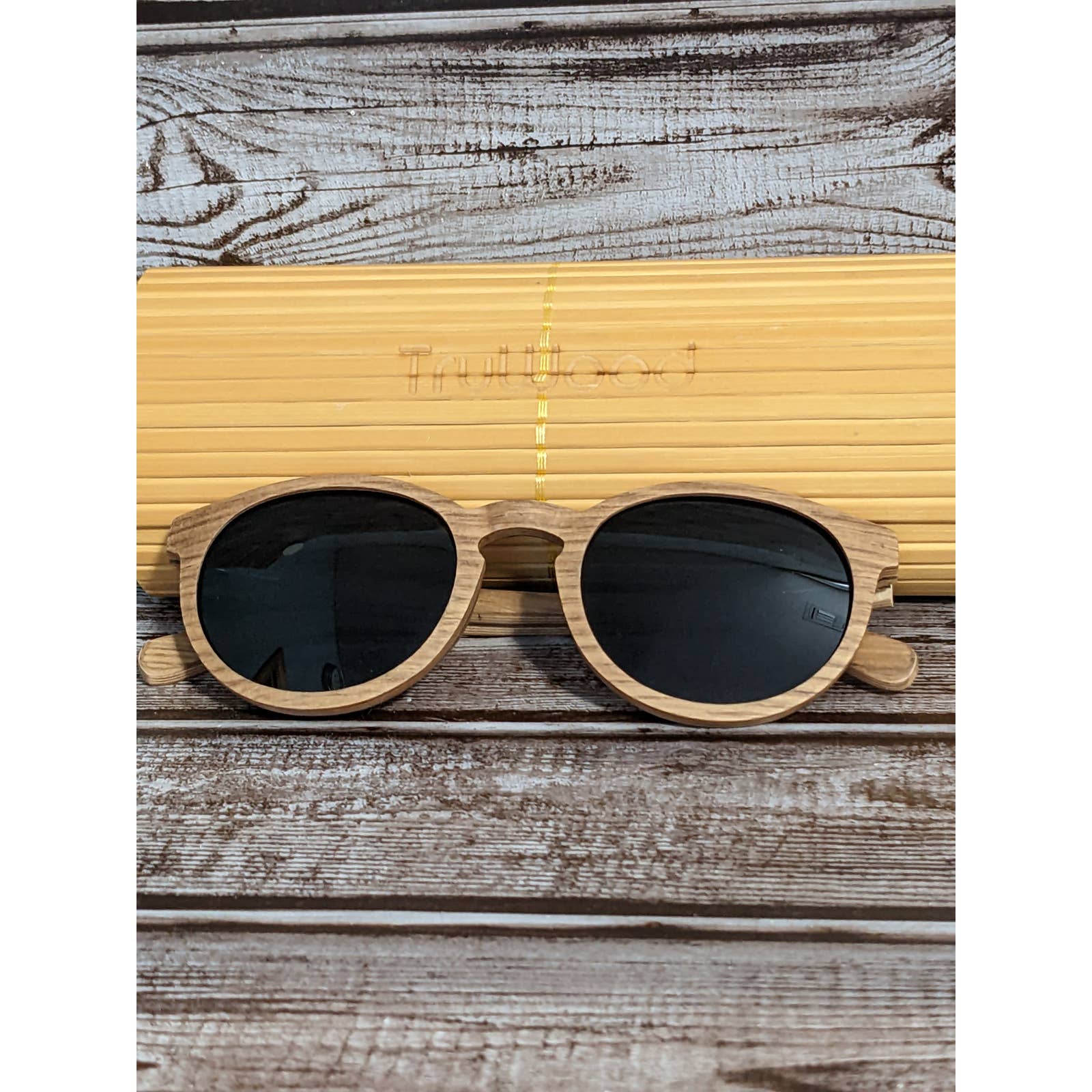 Truwood Sunglasses POLARIZED ICON WALNUT