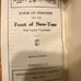 Vtg Form of Prayers For The Feast of New Year Book Hebrew w English Translation