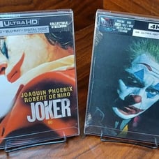 Joker 1 + 2 Steelbooks (4K+Blu-ray)-NEW-w/PROTECTIVE SLEEVES-Free Box Shipping!