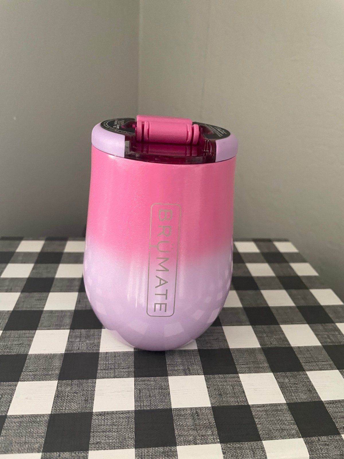 Brumate Glitter Cotton Candy Uncork’d BNIB