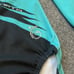 New black Lycra hombre sparkle gymnastics tumbling competition leotard sz XL