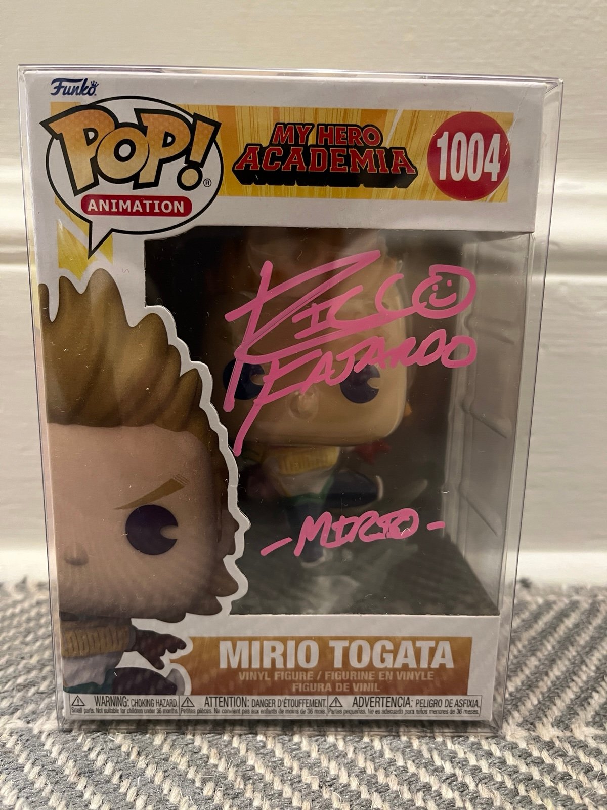 Mirio Signed Funko Pop My Hero Academia