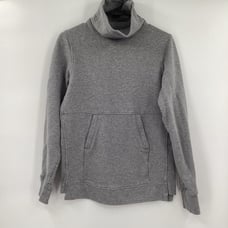 Lululemon Press Pause Pullover Heathered Medium Grey Size 4 EUC
