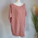 Anthropologie, Pilcro, New Knitted Red Marled Tunic Oversized Top, Medium