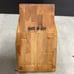 Cutco Homemaker 10 Slot Knife Set Block Honey Oak Wood.