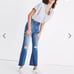 Madewell Retro Crop Bootcut Jeans Knee-R