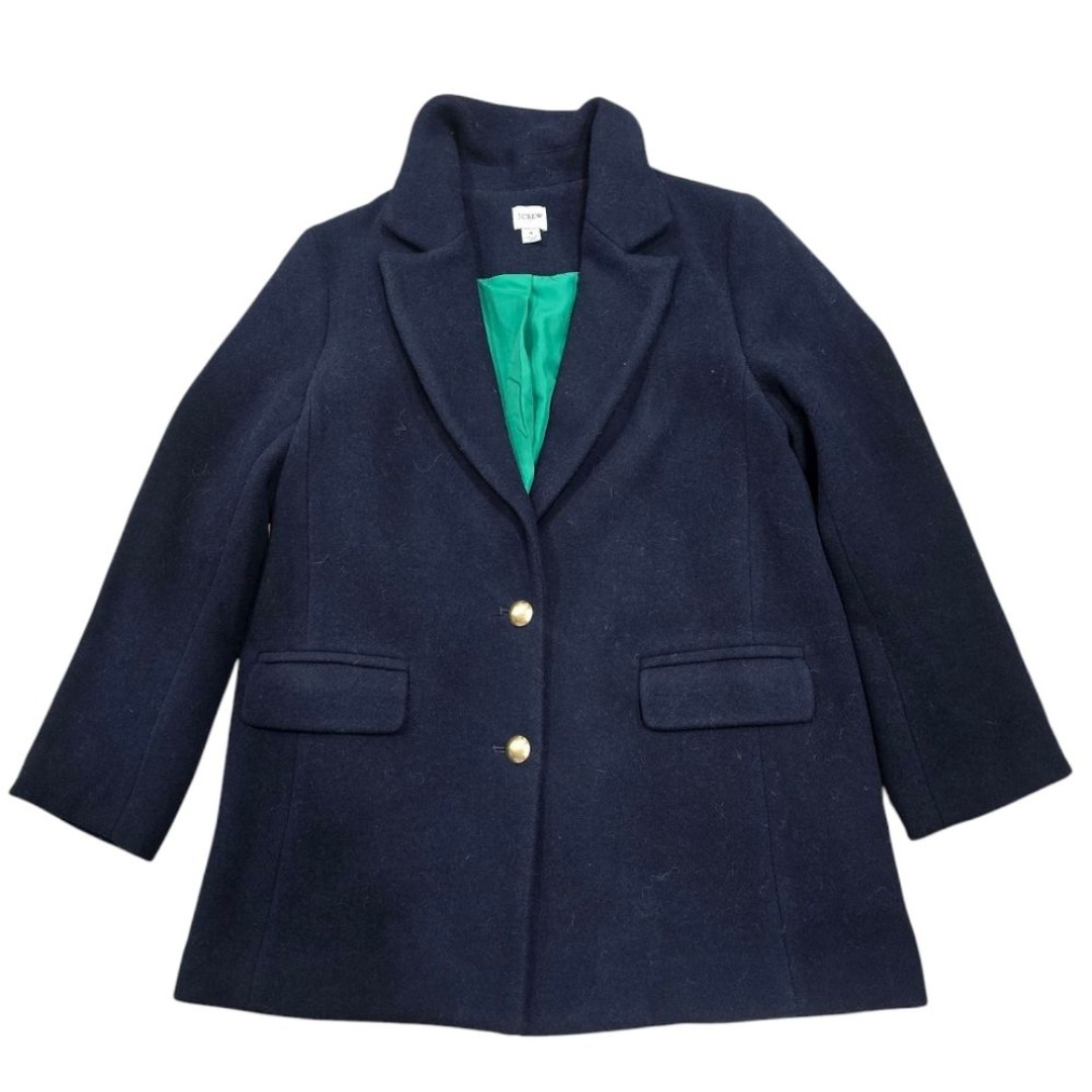 J. Crew Wool-Blend Blazer-Coat Size 4