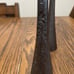 Handcrafted Iron Candle Holders With Rings, Set Of 2 With Beeswax Candles