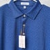 Peter Millar Summer Comfort Polo Shirt Sun Protection Blue Pattern Size M