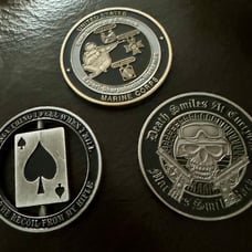 United States Marine Corps challenge coin set of 3