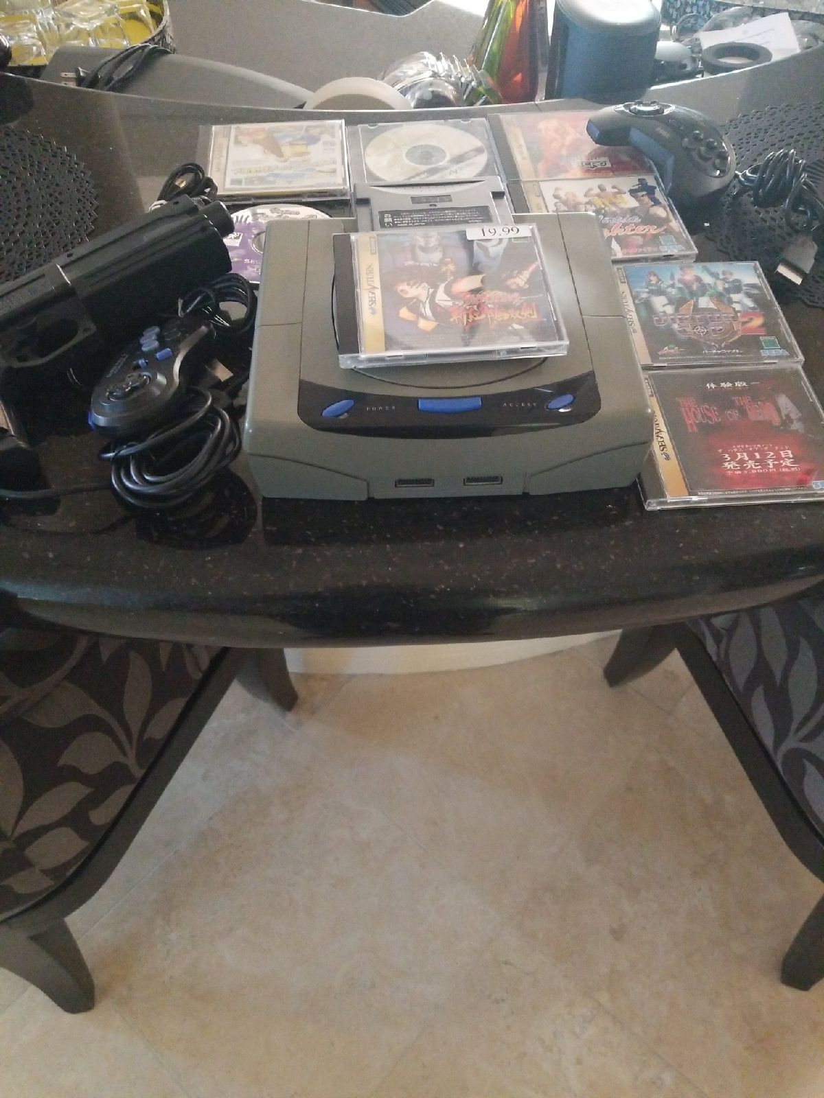Japanese Sega Saturn System & 9 Games