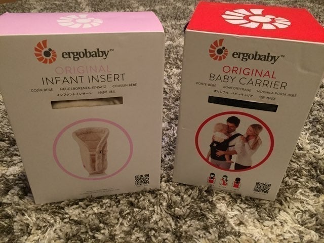 Ergobaby Baby Carrier + Infant Insert