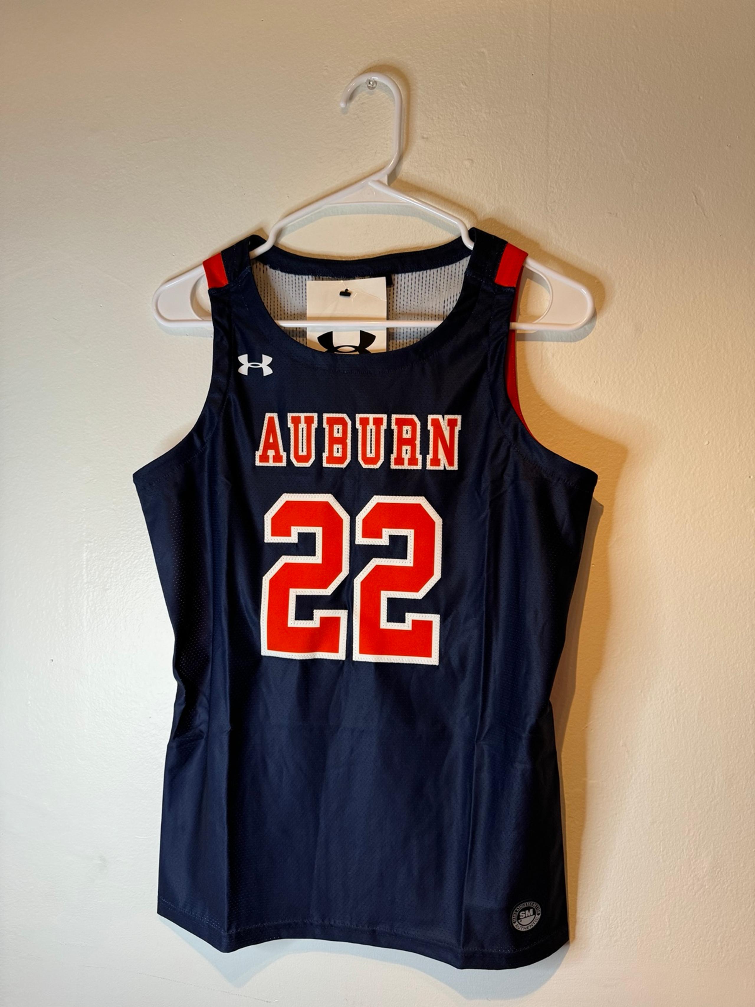 Auburn Sample University Tigers Under Armour Basketball Jersey Womens Small