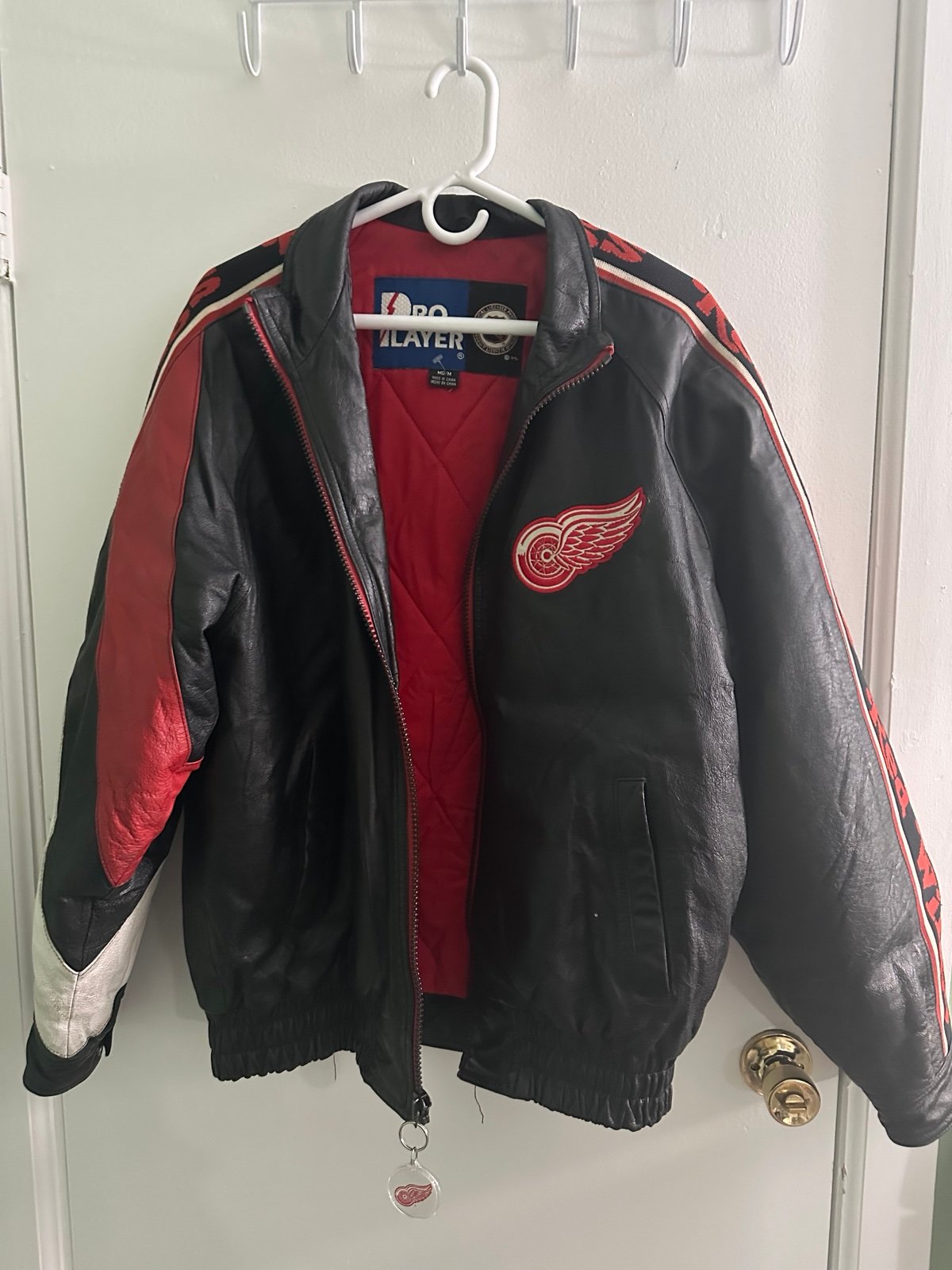 Red Wings leather jacket