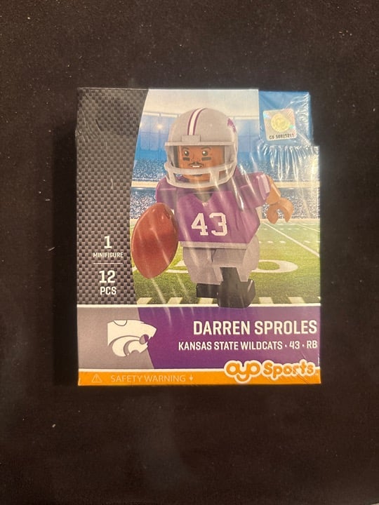 Darren Sproles LEGO Compatible OYO Mini Figure football NIP Kansas Wildcats
