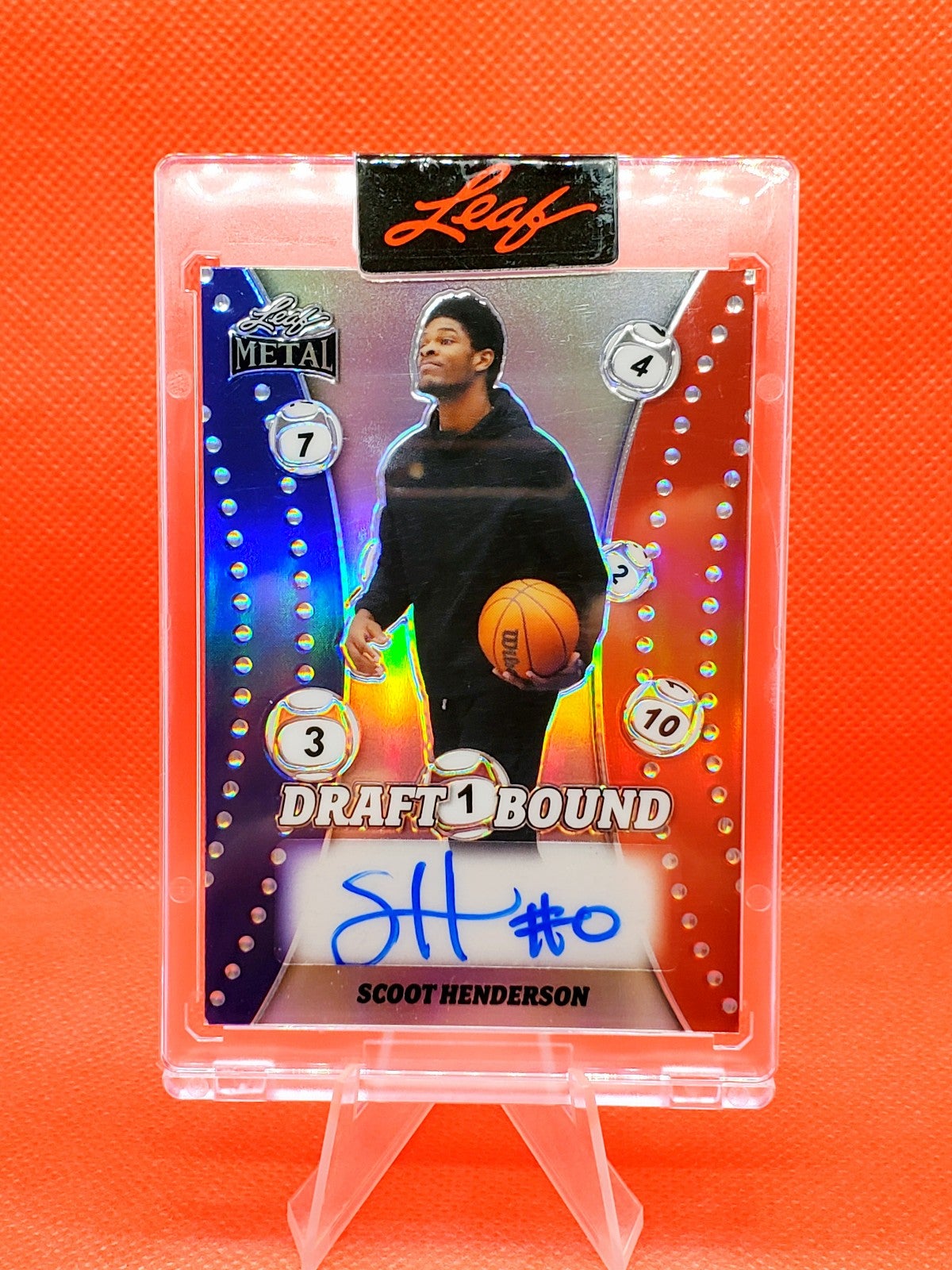 Scoot Henderson #/303 Rookie Card RC Autograph Auto Blazers Mint Condition Seal
