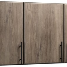 Prepac Elite Wall Mounted Storage Cabinet, 54 W x 24 H x 12 D, Drifted Gray