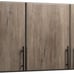 Prepac Elite Wall Mounted Storage Cabinet, 54 W x 24 H x 12 D, Drifted Gray