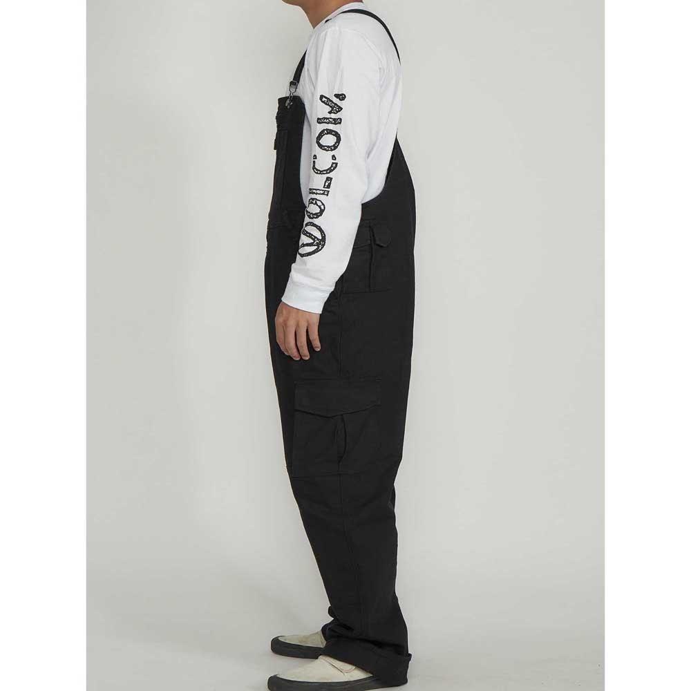 Volcom VOLCOMPARTMENT DUNG Black Overalls Overalls
