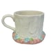 Vintage NEW Teleflora Gift Happy Birthday Floral Cake Mug Covered Cup Lid Pick