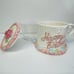 Vintage NEW Teleflora Gift Happy Birthday Floral Cake Mug Covered Cup Lid Pick