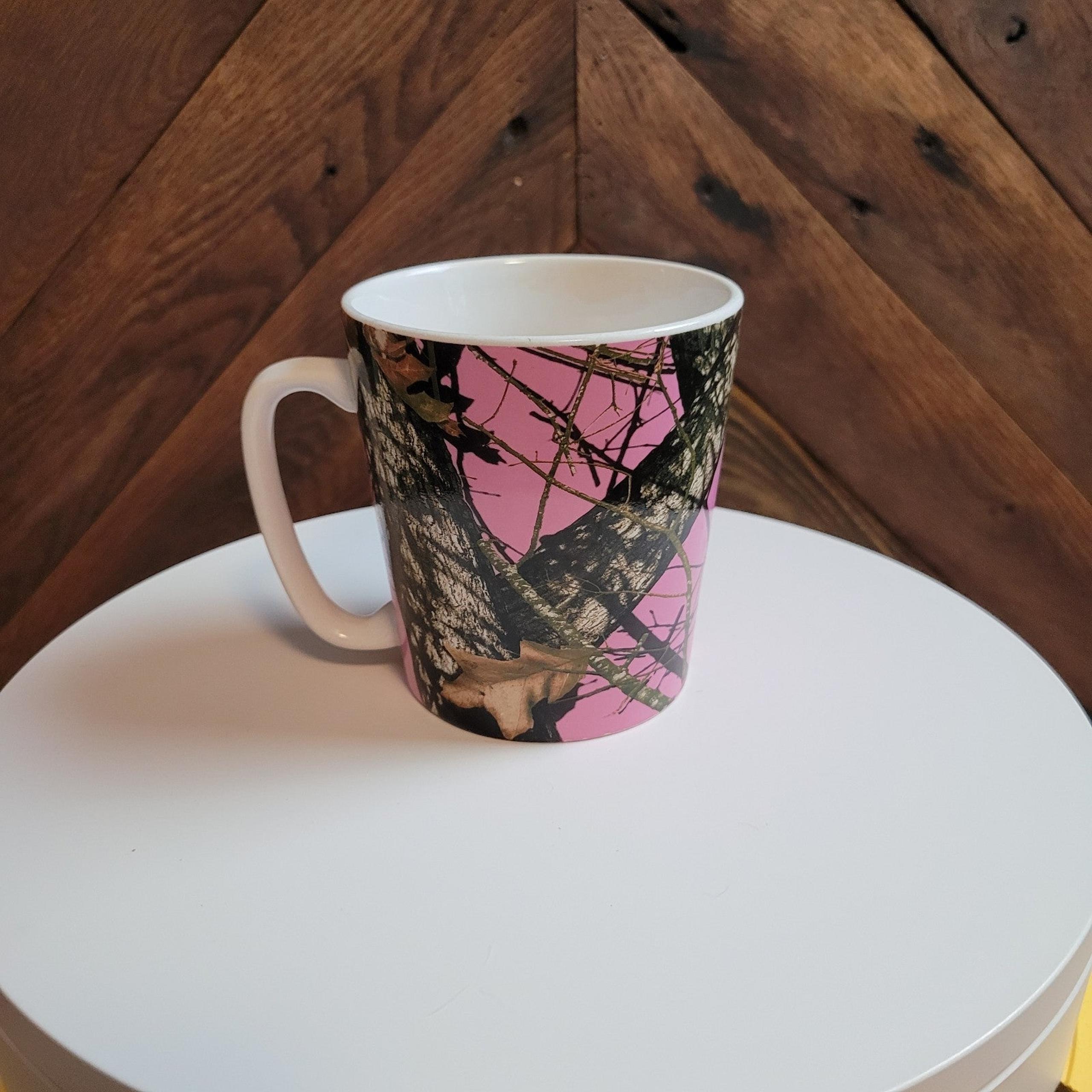 Mossy Oak Pink Camo Coffee Cup Mug Break Up Infinity PINK