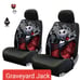 4pc Jack Skellington Car Accessories