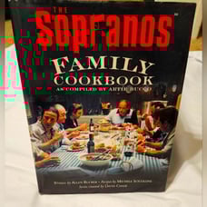 Collectible Italian Family Sopranos Cookbook Hardbound Excellent Condition