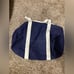 Victoria's Secret PINK Navy Blue Varsity Duffle Bag NWT